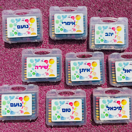 מזוודת צבעי פנדה ממותגת