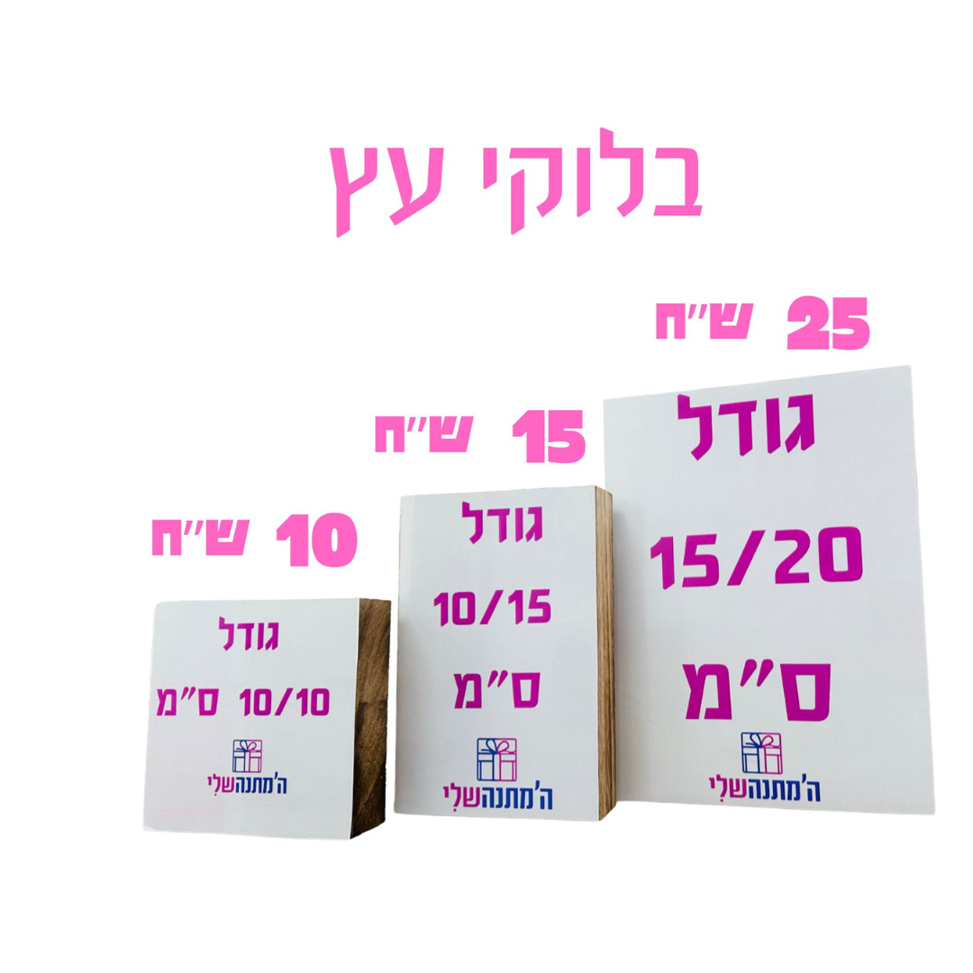 בלוקי עץ